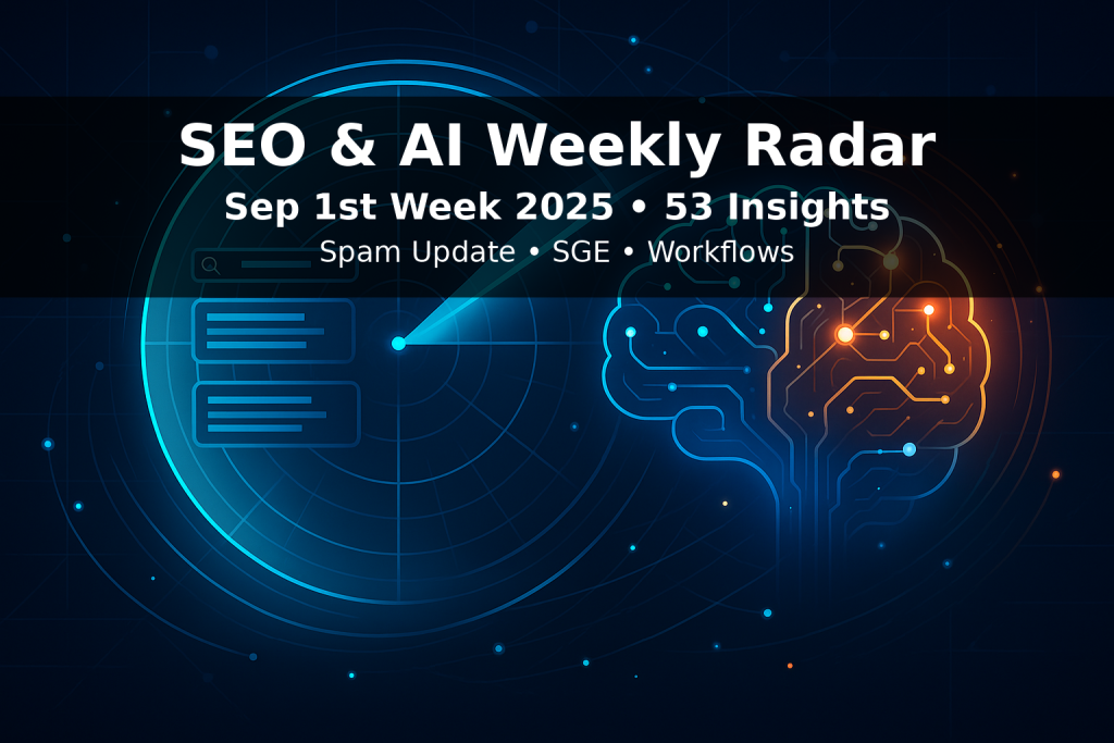 AI SEO News of the Week | 1-7 Sep 2025
